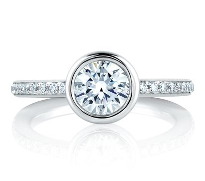 Bezel Engagement Rings